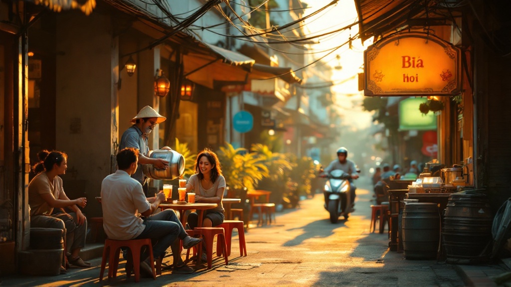 Bia hoi : la culture de la bière fraîche à Hanoï et où la boire